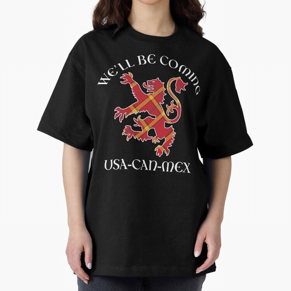 Scotland on Tour WC 2026 Oversized T-Shirt Upgrade the FIFA World Cup 2026 Group Stage Journey through Cristiano Ronaldo Highlights, England and Germany Pride, Classic Soccer Heritage, Championship Pressure, Fan Loyalty and International Pride;