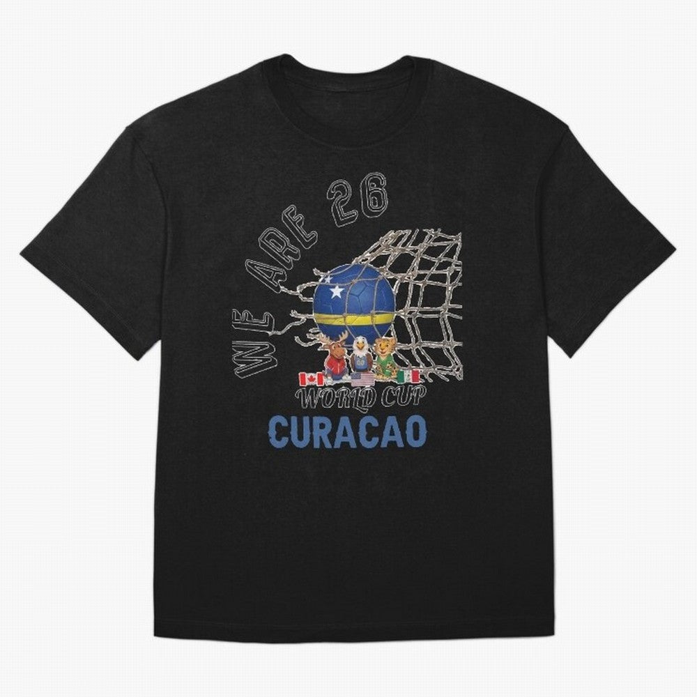 World cup 26 - Curacao Oversized T-Shirt Join FIFA World Cup 2026 Built around CR7, Argentina and Brazil Energy, Champion Mindset, Group Stage Buzz, Knockout Tension and Passionate Fan Culture; Great for Supporters Who Love Legendary Players,