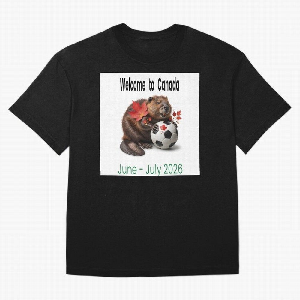 Welcome to Canada June July Soccer 2026 Oversized T-Shirt Honor FIFA World Cup 2026 Group Stage Spirit, Built around England, Neymar, Worldwide Fan Energy, Dramatic Goals, Stadium Lights and Championship Celebrations; Perfect for Fans, Collectors,