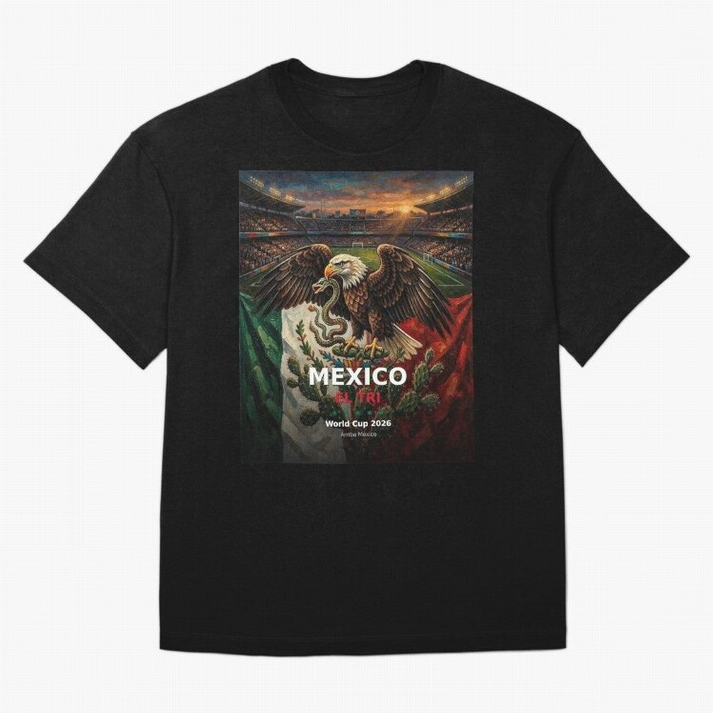Mexico El Tri - World Cup 2026 Soccer Fan Tee Oversized T-Shirt Bring Global Tournament Vibes to Match Day Hype around FIFA World Cup 2026 USA Canada Mexico, Messi and Cristiano Ronaldo, Netherlands, Stadium Chants, National Pride, Trophy Dreams