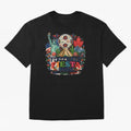 Football Fiesta 2026 Soccer Celebration Art Oversized T-Shirt Celebrate FIFA World Cup 2026 Group Stage Driven by Messi, Neymar and Mbappe, Spain Energy, Soccer Culture, Superstar Moments, National Team Dreams and Competitive Fire; Made for Die