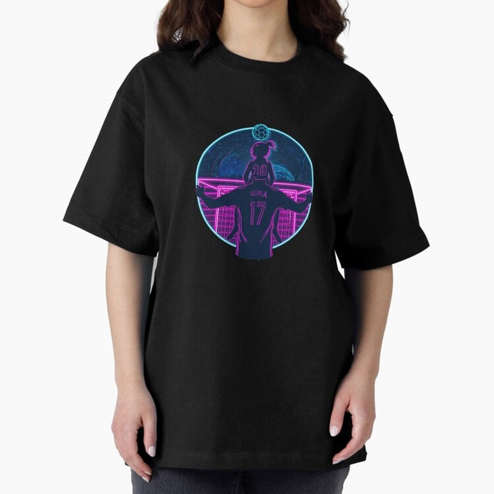 Retro Soccer Fatherhood Art Oversized T-Shirt Bring Retro Soccer Energy to FIFA World Cup 2026 Spirit, Highlighting Argentina, Messi, Champion Mindset, Group Stage Buzz, Knockout Tension and Passionate Fan Culture; Made for Die Hard Supporters,