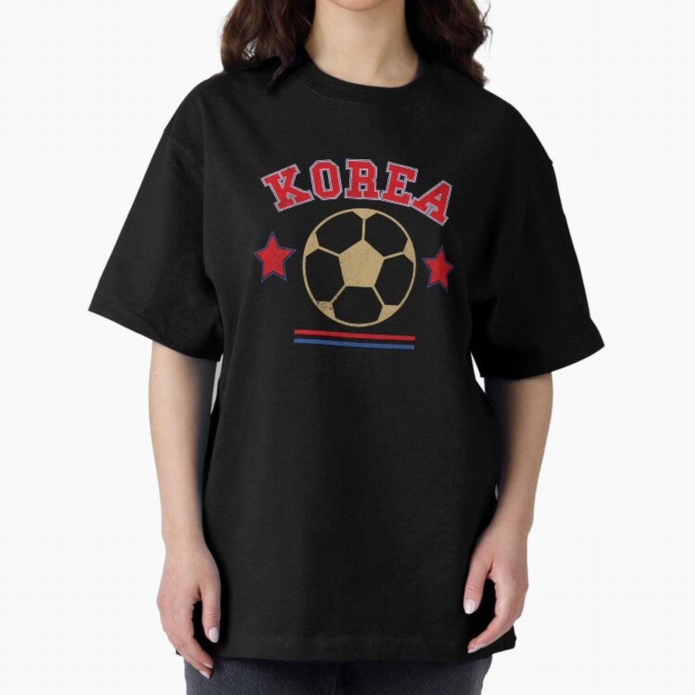 Korea 2026 ¡ª Vintage Soccer Tee Oversized T-Shirt Make Game Day About the FIFA World Cup 2026 Group Stage Journey through Mbappe and Neymar Highlights, England and Germany Pride, Goal Celebration Energy, Supporter Heritage, Football Icons and