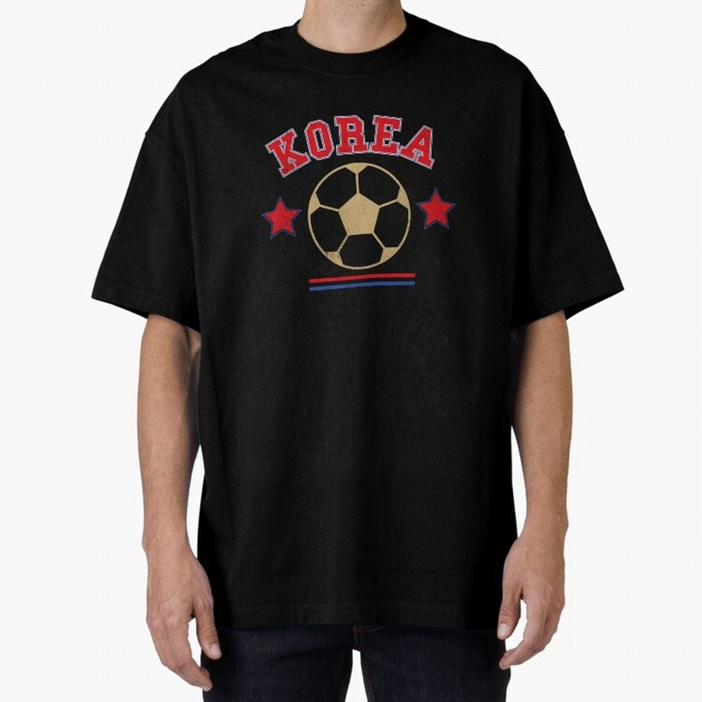 Korea 2026 ¡ª Vintage Soccer Tee Oversized T-Shirt Make Game Day About the FIFA World Cup 2026 Group Stage Journey through Mbappe and Neymar Highlights, England and Germany Pride, Goal Celebration Energy, Supporter Heritage, Football Icons and