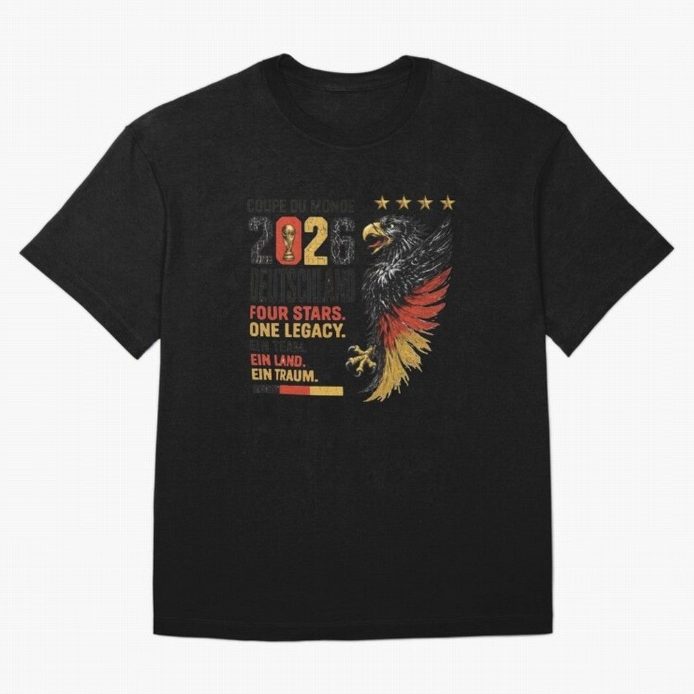 Germany Soccer World Cup 2026 Eagle Vintage Design Oversized T-Shirt Remember Iconic Moments from the FIFA World Cup 2026 Journey through Neymar, Haaland and Cristiano Ronaldo Highlights, Portugal Pride, Game Day Rituals, Football Legends, Country