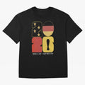 Germany Football World Cup 2026 - Die Mannschaft Retro Typography Oversized T-Shirt Embrace FIFA World Cup 2026 Group Stage Spirit, with France and Portugal, CR7 and Messi, Supporter Pride, Iconic Celebrations, Legendary Names and Global Match Day