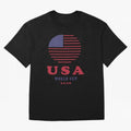 USA World Cup 2026 Soccer Fan Shirt | American Flag Football Retro Patriotic Design Oversized T-Shirt Follow Every Goal of Global Football Passion for FIFA World Cup 2026 Group Stage, with Cristiano Ronaldo, Haaland and CR7, England, Tournament