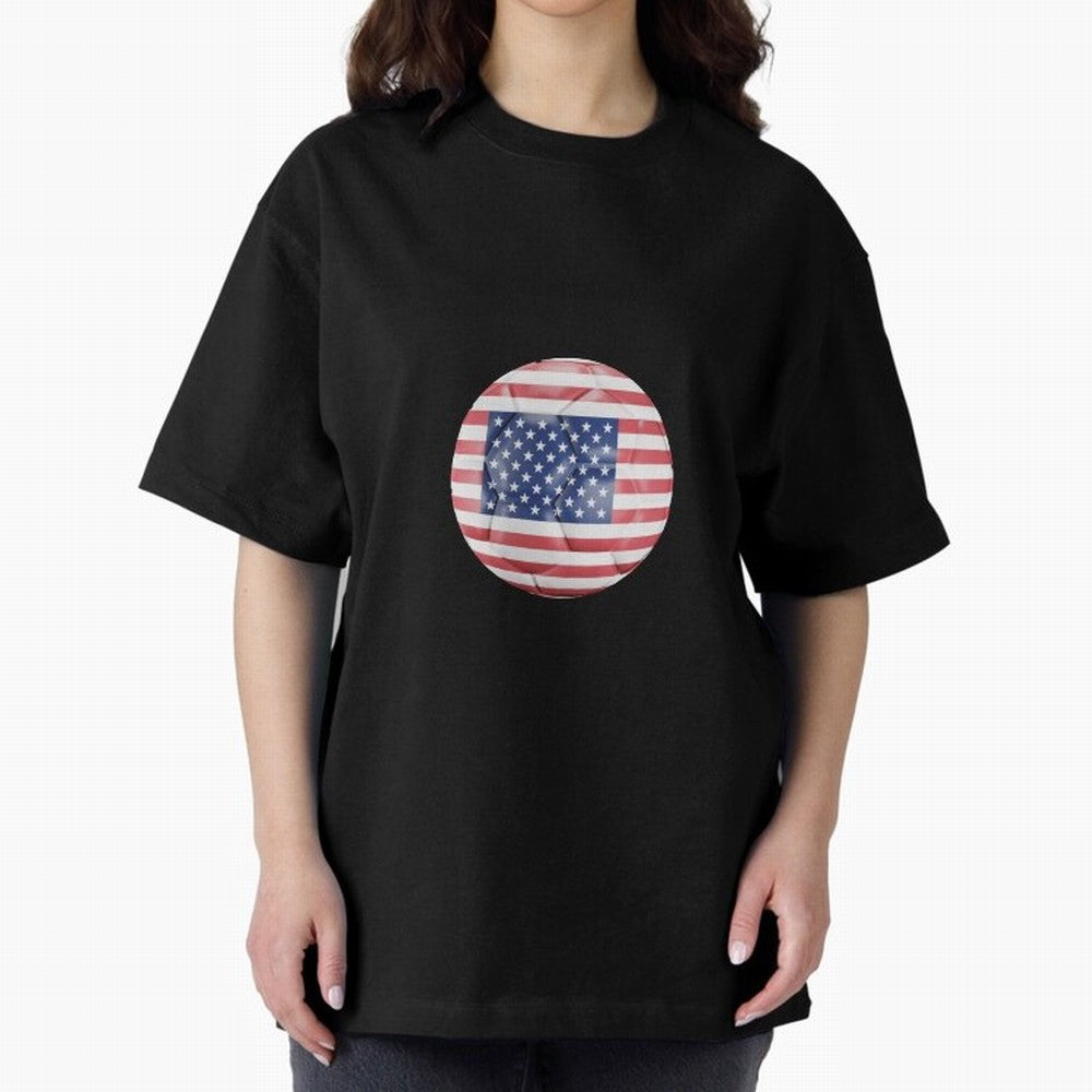 United States Soccer Oversized T-Shirt Support Your Favorite Stars during FIFA World Cup 2026 Spirit, Featuring Portugal, Messi, CR7 and Mbappe, Classic Soccer Heritage, Championship Pressure, Fan Loyalty and International Pride; Perfect for People