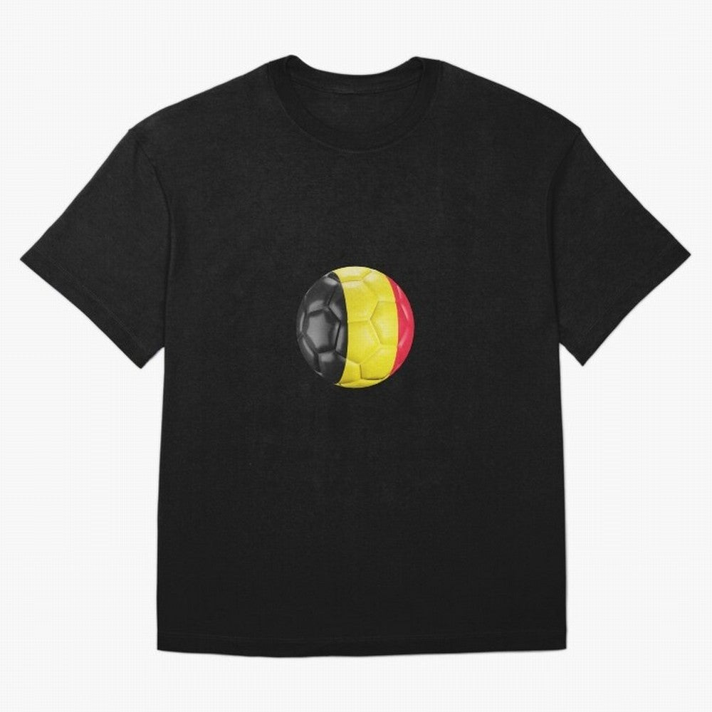 Belgium Football Oversized T-Shirt Live for the Drama of Match Day Hype around FIFA World Cup 2026, Messi, Neymar and Mbappe, Brazil, Worldwide Fan Energy, Dramatic Goals, Stadium Lights and Championship Celebrations; Ideal for Fans Who Follow