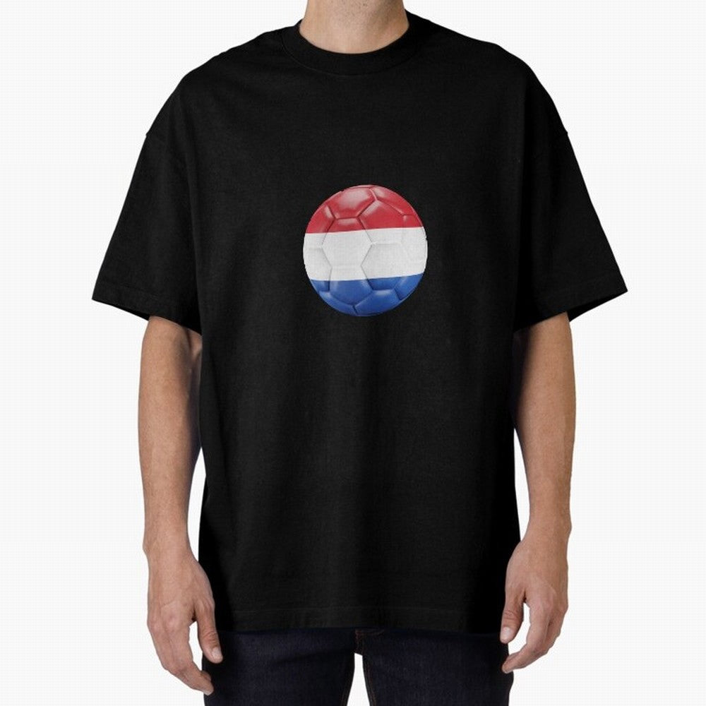 Netherlands Oversized T-Shirt Represent the Passion of FIFA World Cup 2026 Centered on Cristiano Ronaldo, England and Germany Energy, Champion Mindset, Group Stage Buzz, Knockout Tension and Passionate Fan Culture; Made for Die Hard Supporters,