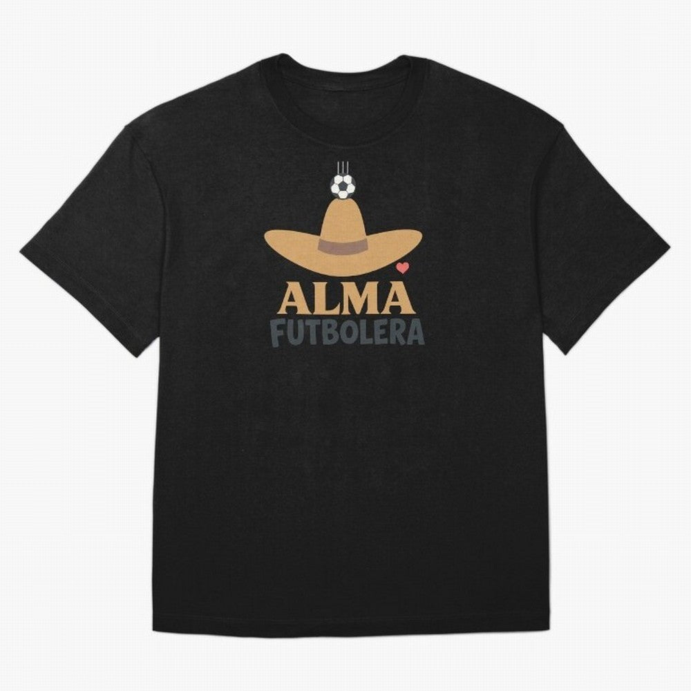 Alma Futbolera Oversized T-Shirt Show Support during the FIFA World Cup 2026 USA Canada Mexico Journey through Neymar Highlights, England and Germany Pride, Match Day Excitement, Supporter Culture, Golden Goals and Global Football Passion; Created