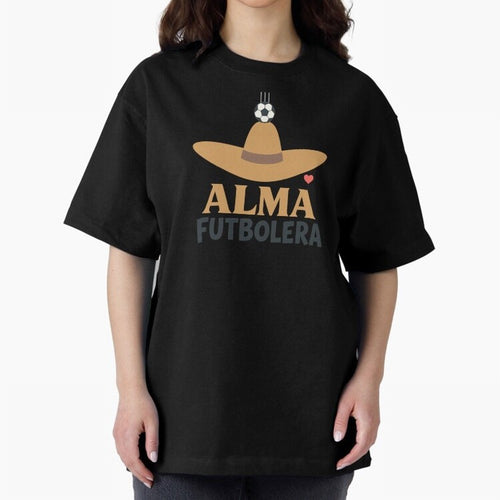Alma Futbolera Oversized T-Shirt Show Support during the FIFA World Cup 2026 USA Canada Mexico Journey through Neymar Highlights, England and Germany Pride, Match Day Excitement, Supporter Culture, Golden Goals and Global Football Passion; Created