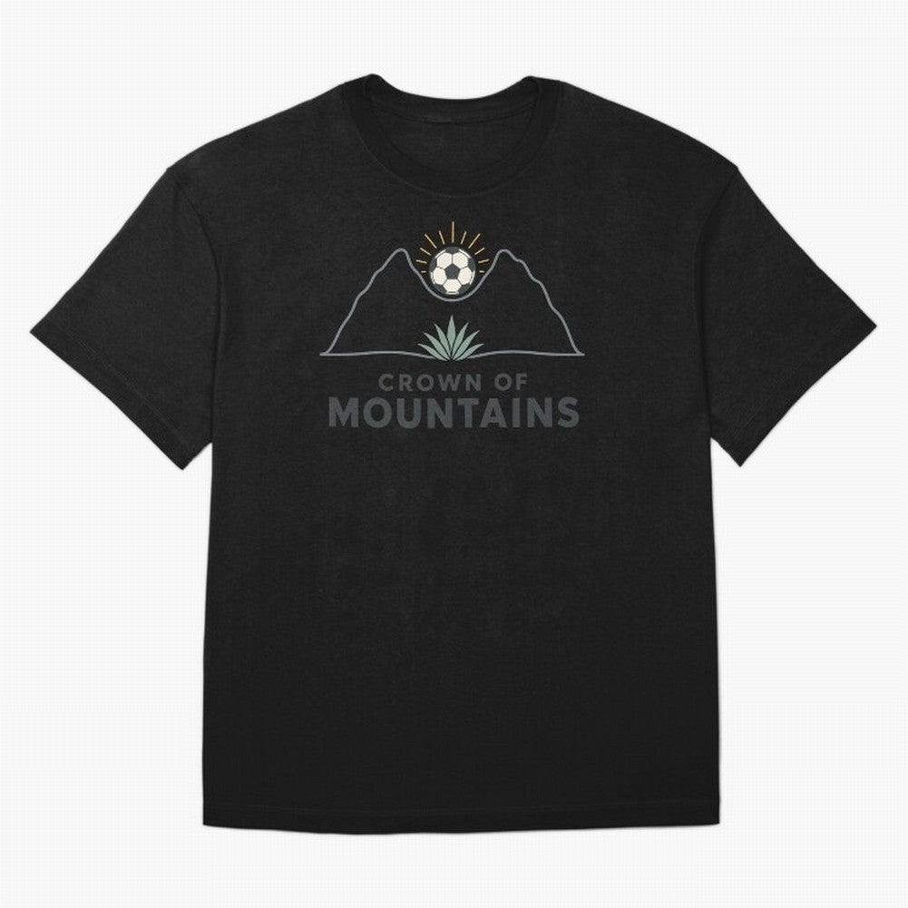 Crown of Mountains Oversized T-Shirt Bring Bold Fan Energy to Match Day Hype around FIFA World Cup 2026 Group Stage, Messi, Netherlands, Global Supporter Spirit, Legendary Goals, National Colors and Tournament Celebration; Made for Collectors Who