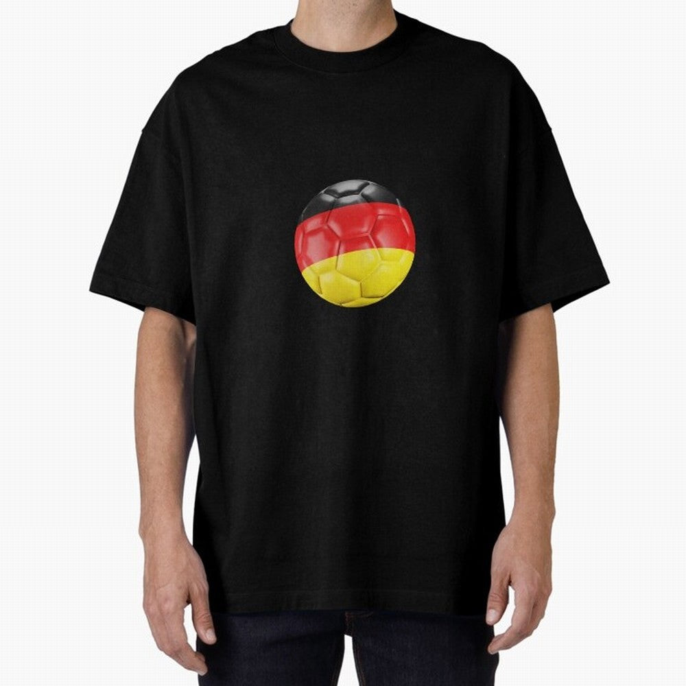 Germany Oversized T-Shirt Celebrate Global Football Passion for FIFA World Cup 2026 Group Stage, with Messi, Neymar and Mbappe, Brazil, Portugal and Argentina, Champion Mindset, Group Stage Buzz, Knockout Tension and Passionate Fan Culture; Perfect