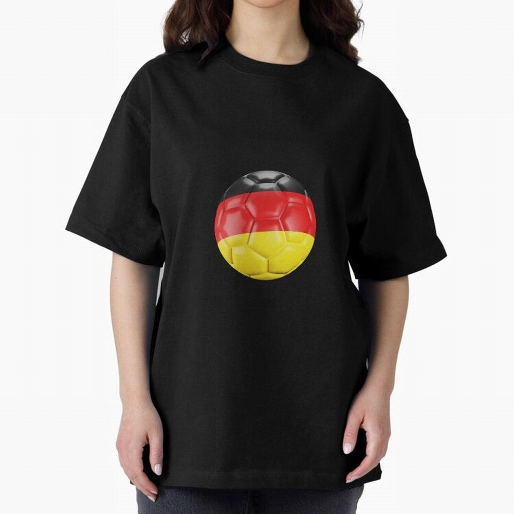 Germany Oversized T-Shirt Celebrate Global Football Passion for FIFA World Cup 2026 Group Stage, with Messi, Neymar and Mbappe, Brazil, Portugal and Argentina, Champion Mindset, Group Stage Buzz, Knockout Tension and Passionate Fan Culture; Perfect