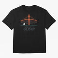 Bridge to Glory Oversized T-Shirt Show Love for Legendary Goals in FIFA World Cup 2026 for Fans of Messi, Neymar and Mbappe and Germany, Bringing Championship Spirit, Famous Goals, Roaring Crowds and International Football Unity; Great for