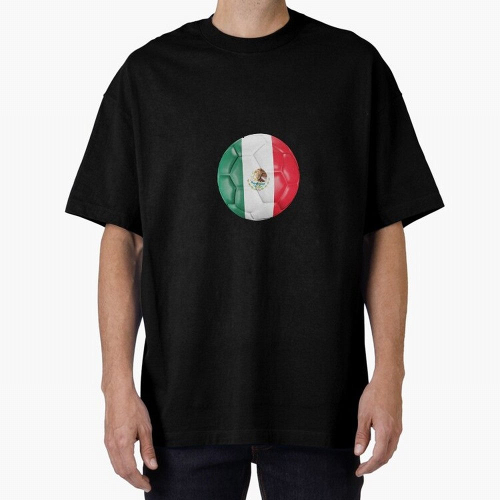 Mexico Football Oversized T-Shirt Show Championship Spirit for Match Day Hype around FIFA World Cup 2026 Group Stage, Neymar, Haaland and Cristiano Ronaldo, Argentina, Retro Football Energy, Iconic Rivalries, Trophy Chase Drama and Stadium