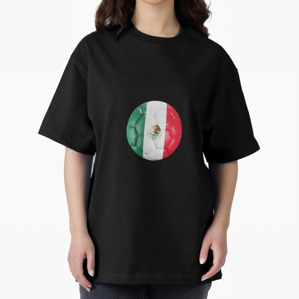 Mexico Football Oversized T-Shirt Show Championship Spirit for Match Day Hype around FIFA World Cup 2026 Group Stage, Neymar, Haaland and Cristiano Ronaldo, Argentina, Retro Football Energy, Iconic Rivalries, Trophy Chase Drama and Stadium