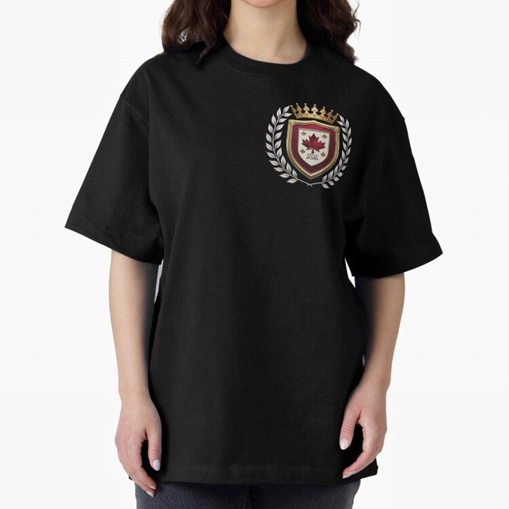 Canada World Cup 2026 Oversized T-Shirt Keep Football History Alive during Global Football Passion for FIFA World Cup 2026, Built around Cristiano Ronaldo, France, Football Passion, Legendary Performances, Festival Vibes and Supporter Community;