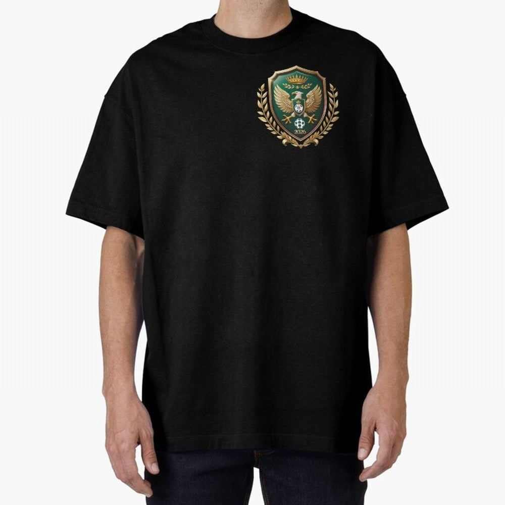 Mexico World Cup 2026 Oversized T-Shirt Celebrate the Biggest Stage of FIFA World Cup 2026 Group Stage Built around Messi and Cristiano Ronaldo, Brazil Energy, Fan Favorite Moments, National Team Passion, Big Match Drama and Soccer History; Ideal