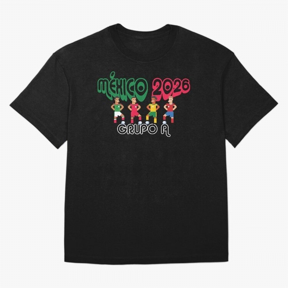 Mexico 2026 Group A Oversized T-Shirt Bring Bold Fan Energy to FIFA World Cup 2026 USA Canada Mexico for Fans of CR7 and Spain, Bringing Football History, Final Match Energy, Crowd Noise and Once in a Lifetime Moments; Ideal for Fans Who Follow