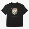 North America United Soccer 2026 Vintage Crest Oversized T-Shirt Bring a Vintage Feel to the FIFA World Cup 2026 USA Canada Mexico Journey through Messi and Cristiano Ronaldo Highlights, Portugal Pride, Sports Nostalgia, International Competition,