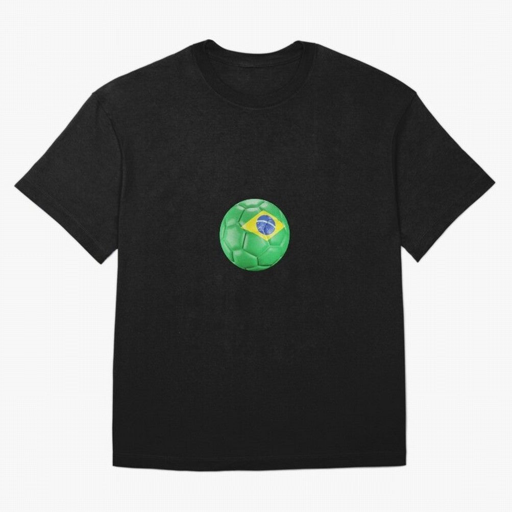 Brazil Oversized T-Shirt Back Your Heroes with FIFA World Cup 2026 USA Canada Mexico for Fans of Mbappe and England, Bringing Game Day Rituals, Football Legends, Country Pride and the Road to the Final; Perfect for Supporters Who Want Bold Football