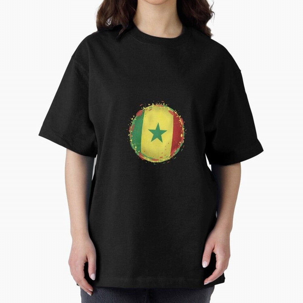 Senegal Oversized T-Shirt Cheer through Every Moment of FIFA World Cup 2026 USA Canada Mexico Highlighting Neymar, Haaland and Cristiano Ronaldo, Netherlands Energy, Match Day Excitement, Supporter Culture, Golden Goals and Global Football Passion;