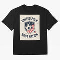 United 2026 USA World Cup Host Nation Soccer Crest T-Shirt Oversized T-Shirt Showcase Match Day Hype around FIFA World Cup 2026, Mbappe, England and Germany, Game Day Rituals, Football Legends, Country Pride and the Road to the Final; Ideal for