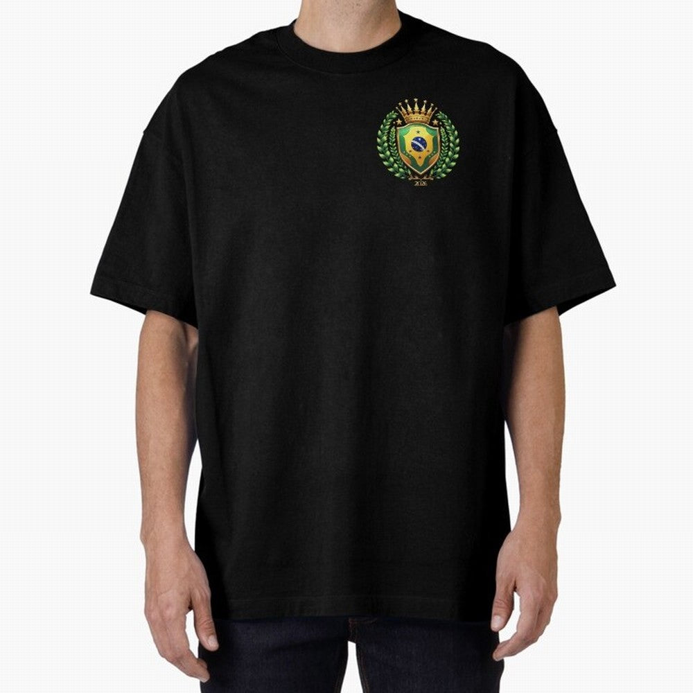 Brazil World Cup 2026 Oversized T-Shirt Feel the Roar of the FIFA World Cup 2026 Journey through CR7 and Messi Highlights, Argentina Pride, Retro Football Energy, Iconic Rivalries, Trophy Chase Drama and Stadium Atmosphere; Ideal for Fans Who
