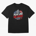 Play Like We Drink ¨C Craft Beer Revolution Oversized T-Shirt Celebrate Global Passion for Global Football Passion for FIFA World Cup 2026 USA Canada Mexico, Highlighting Haaland and Mbappe, France, Global Supporter Spirit, Legendary Goals,