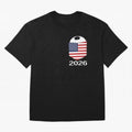 Soccer 2026 USA in the breast pocket Oversized T-Shirt Celebrate Soccer Greatness during Global Football Passion for FIFA World Cup 2026, Highlighting Cristiano Ronaldo, Brazil, Fan Favorite Moments, National Team Passion, Big Match Drama and