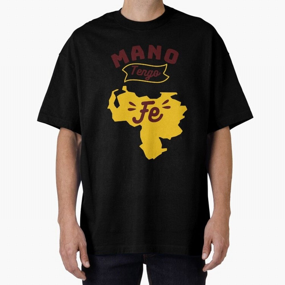 HAND I HAVE FAITH Oversized T-Shirt Bring Retro Soccer Energy to the FIFA World Cup 2026 Journey through Messi, Neymar and Mbappe Highlights, Argentina and Brazil Pride, Fan Favorite Moments, National Team Passion, Big Match Drama and Soccer