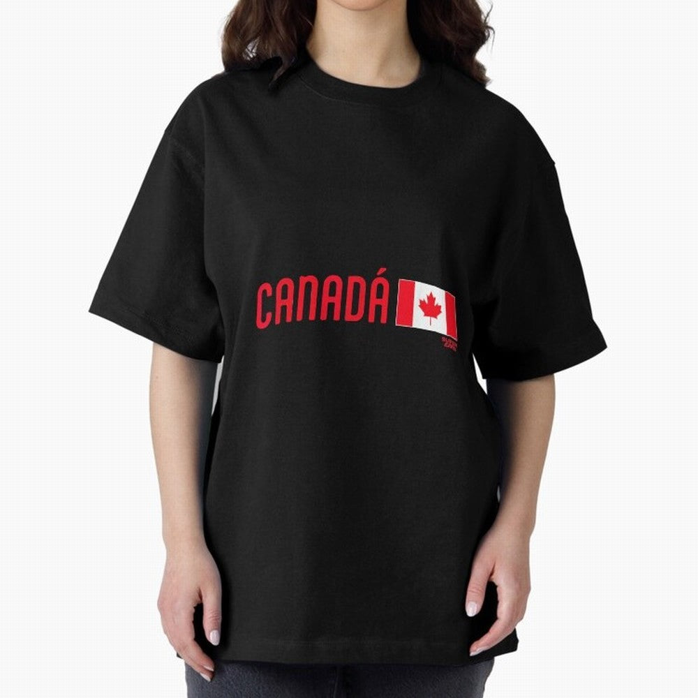 2026 Canada Soccer Fan World Cup Oversized T-Shirt Cheer through Every Moment of FIFA World Cup 2026 USA Canada Mexico for Fans of Neymar and Argentina, Bringing Match Day Excitement, Supporter Culture, Golden Goals and Global Football Passion;