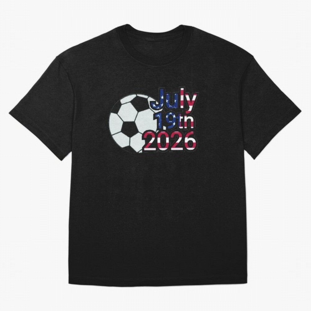2026 USA Oversized T-Shirt Feel FIFA World Cup 2026 Group Stage for Fans of Cristiano Ronaldo, Haaland and CR7 and Spain, Bringing Soccer Culture, Superstar Moments, National Team Dreams and Competitive Fire; Ideal for Fans Who Follow Messi,