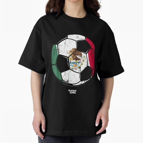 2026 Mexico Soccer Fan World Cup Oversized T-Shirt Embrace FIFA World Cup 2026 Featuring Messi, CR7 and Mbappe, England and Germany Energy, Championship Spirit, Famous Goals, Roaring Crowds and International Football Unity; Great for Supporters Who