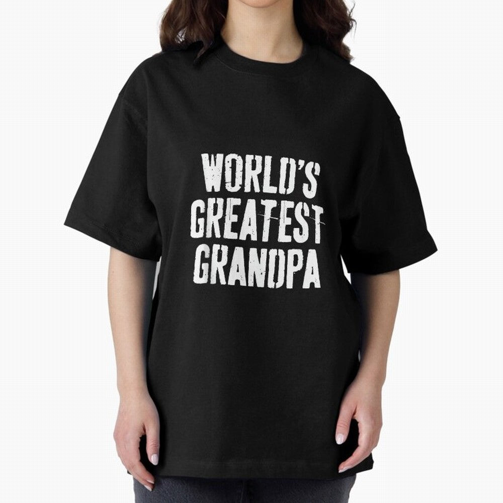 Mens World's Greatest Grandpa Shirt Papa Men Fathers Day Oversized T-Shirt Bring International Match Energy to Global Football Passion for FIFA World Cup 2026 Group Stage, Driven by Neymar, Haaland and Cristiano Ronaldo, Germany, Tournament Hype,