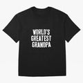 Mens World's Greatest Grandpa Shirt Papa Men Fathers Day Oversized T-Shirt Bring International Match Energy to Global Football Passion for FIFA World Cup 2026 Group Stage, Driven by Neymar, Haaland and Cristiano Ronaldo, Germany, Tournament Hype,