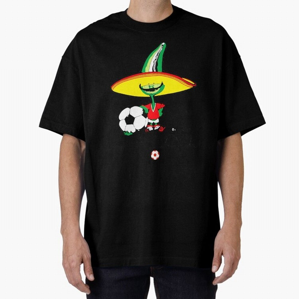 Mexico 86 Oversized T-Shirt Back the Journey through FIFA World Cup 2026 USA Canada Mexico for Fans of Messi, CR7 and Mbappe and England, France and Netherlands, Bringing Soccer Culture, Superstar Moments, National Team Dreams and Competitive Fire;