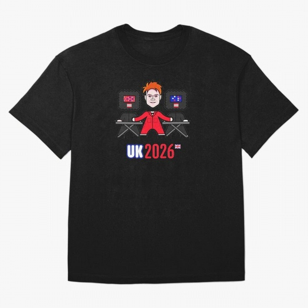United Kingdom 2026 Oversized T-Shirt Discover Global Football Passion for FIFA World Cup 2026 Group Stage, Celebrating CR7, England, Game Day Rituals, Football Legends, Country Pride and the Road to the Final; Ideal for Football Dads, Football