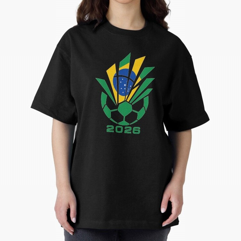 Mexican Soccer 2026 Flag Burst Emblem Oversized T-Shirt Celebrate Fan Favorites in the FIFA World Cup 2026 Group Stage Journey through Haaland Highlights, Brazil, Portugal and Argentina Pride, Classic Soccer Heritage, Championship Pressure, Fan