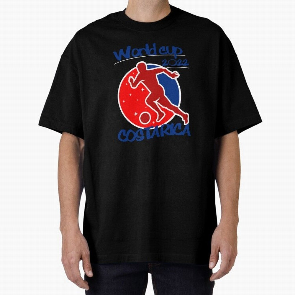 Costa Rica World Cup 2022 Oversized T-Shirt Elevate FIFA World Cup 2026 for Fans of CR7 and Netherlands, Bringing Football Passion, Legendary Performances, Festival Vibes and Supporter Community; Ideal for Passionate Fans Who Love Underdog Stories,
