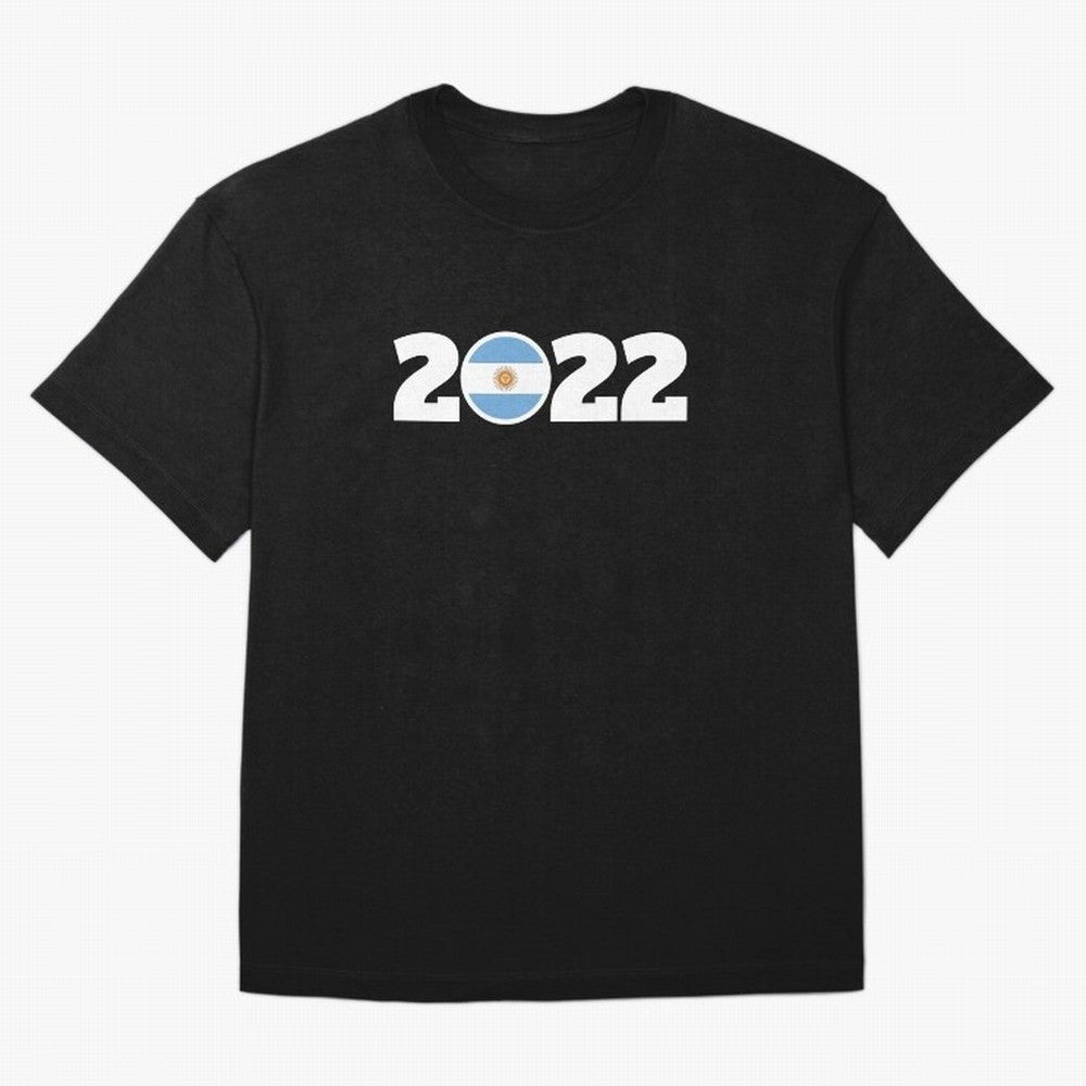Argentina 2022 World Champions Three Stars Oversized T-Shirt Embrace Global Football Passion for FIFA World Cup 2026 USA Canada Mexico, Capturing Messi, Neymar and Mbappe, Brazil, Portugal and Argentina, Champion Mindset, Group Stage Buzz, Knockout