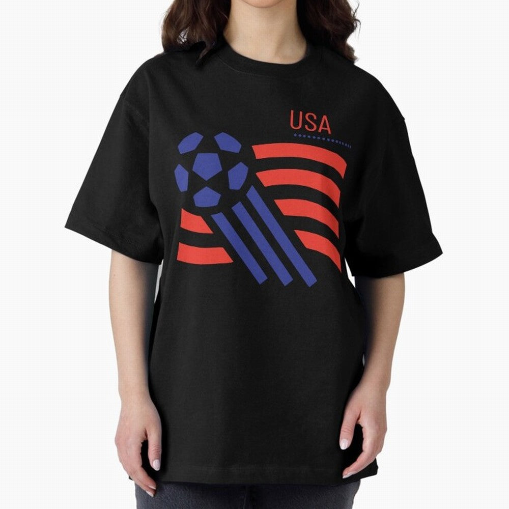 USA Soccer 2026 -Fan Design Oversized T-Shirt Build FIFA World Cup 2026 Group Stage for Fans of Messi, Neymar and Mbappe and Argentina, Bringing Championship Spirit, Famous Goals, Roaring Crowds and International Football Unity; Perfect for Fans,