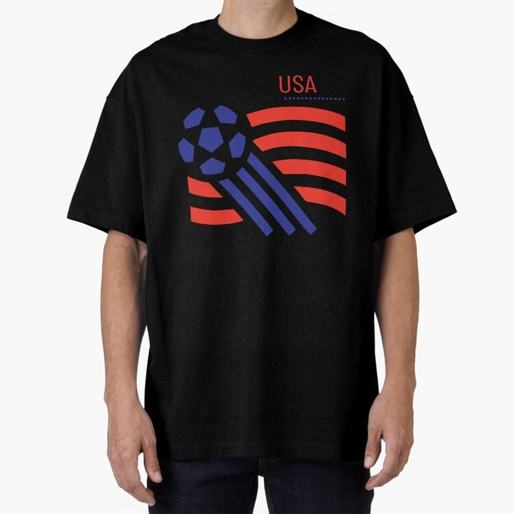 USA Soccer 2026 -Fan Design Oversized T-Shirt Build FIFA World Cup 2026 Group Stage for Fans of Messi, Neymar and Mbappe and Argentina, Bringing Championship Spirit, Famous Goals, Roaring Crowds and International Football Unity; Perfect for Fans,