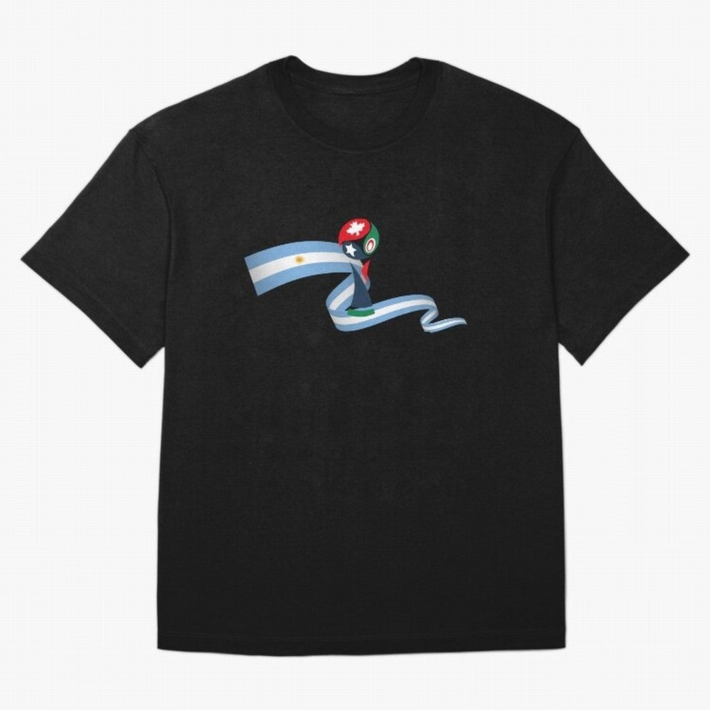 World Cup 2026 Team Argentina Oversized T-Shirt Remember FIFA World Cup 2026 Group Stage for Fans of Messi, Neymar and Mbappe and Portugal, Spain and Germany, Bringing Football History, Final Match Energy, Crowd Noise and Once in a Lifetime