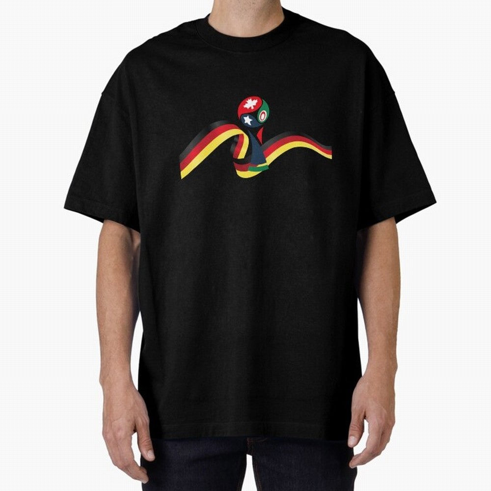 World Cup 2026 Team Germany Oversized T-Shirt Keep the Legacy of the FIFA World Cup 2026 USA Canada Mexico Journey through Haaland and Mbappe Highlights, England and Germany Pride, Worldwide Fan Energy, Dramatic Goals, Stadium Lights and
