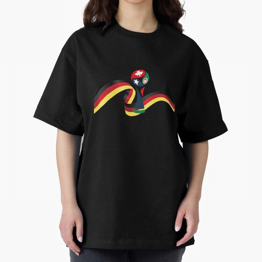 World Cup 2026 Team Germany Oversized T-Shirt Keep the Legacy of the FIFA World Cup 2026 USA Canada Mexico Journey through Haaland and Mbappe Highlights, England and Germany Pride, Worldwide Fan Energy, Dramatic Goals, Stadium Lights and